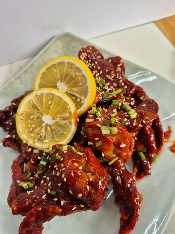 Spicy Marinated Raw Crab